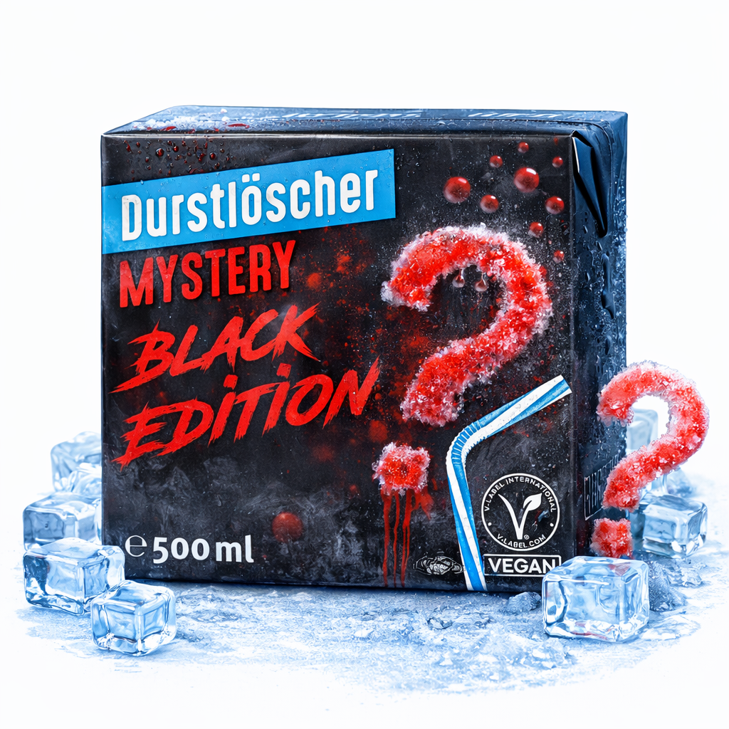 Durstlöscher Mystery Black Edition 500ml (Vegan)