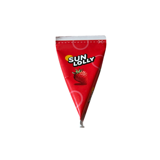 Sun Lolly Wassereis Erdbeere