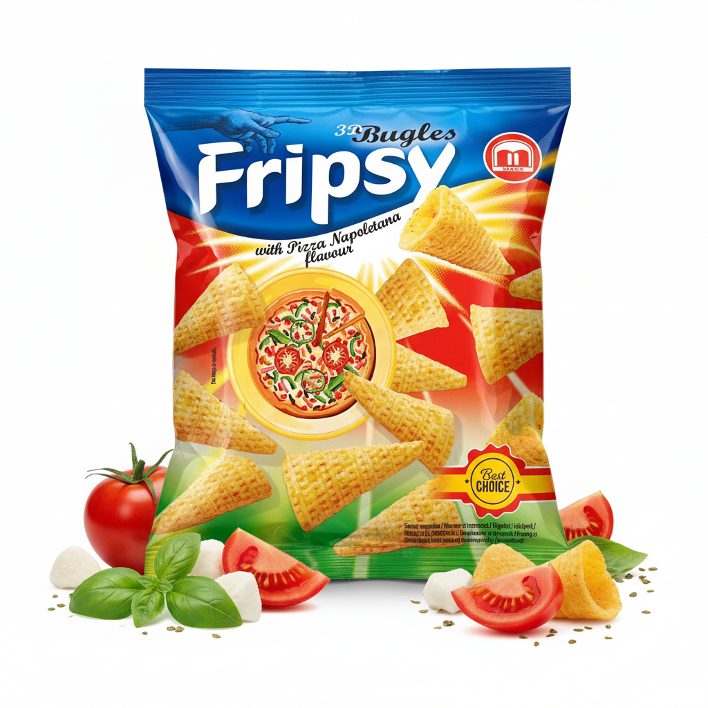Fripsy - Pizza Napoli Bugles 50g (halal)(Mazedonien)