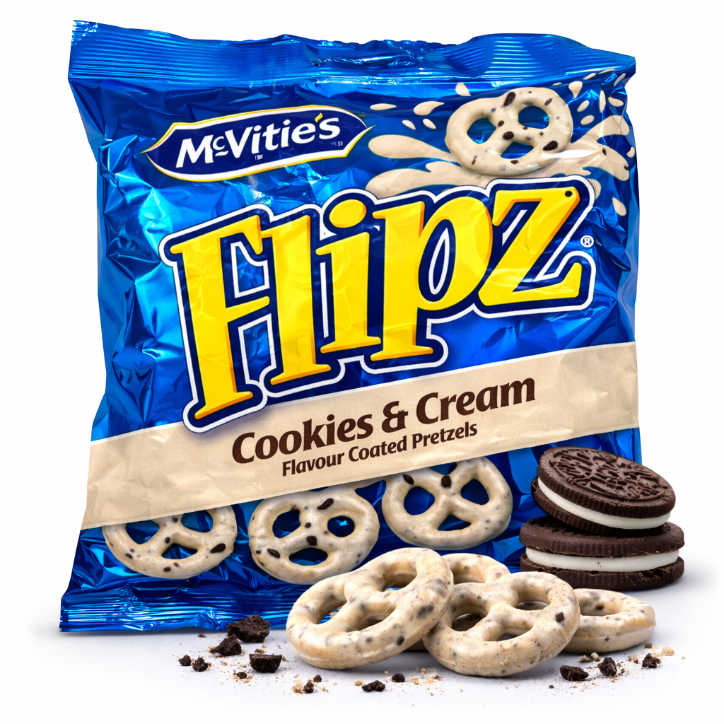 McVitie's Flipz Cookies & Cream Pretzels 120g