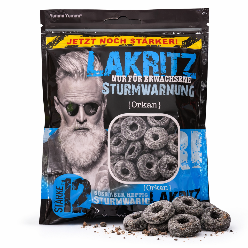 Sturmwarnung Lakritz Stärke 12 150g