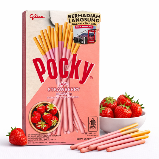 Pocky Strawberry Sticks 45g