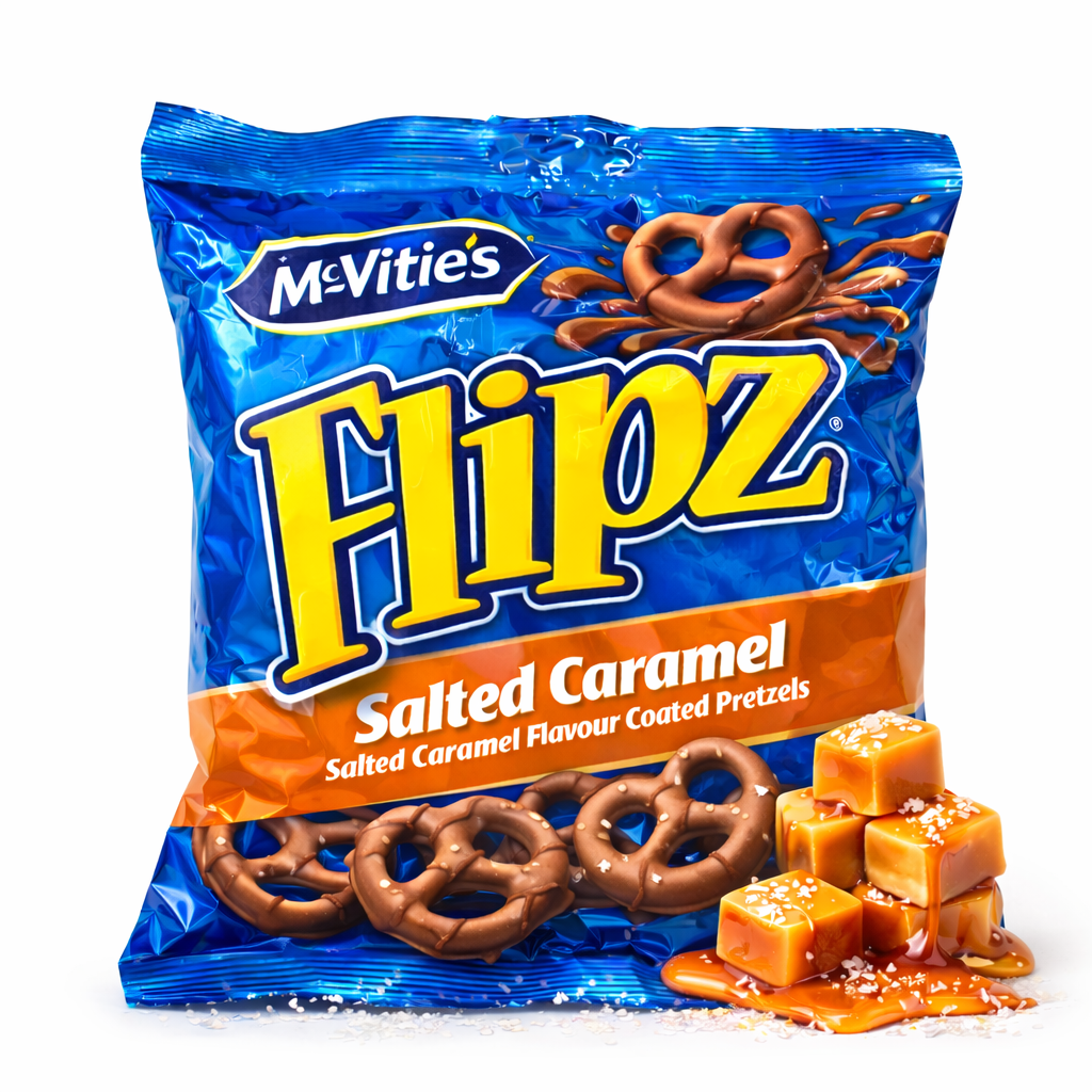 McVitie's Flipz Salted Caramel Pretzels 120g